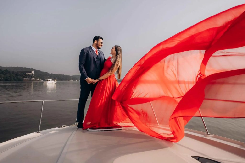 Anniversary Celebration on a Yacht in Goa with Fortune India Sailing