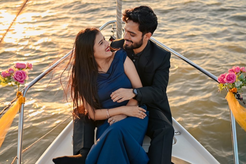 Anniversary Celebration on a Yacht in Mumbai with Fortune India Sailing