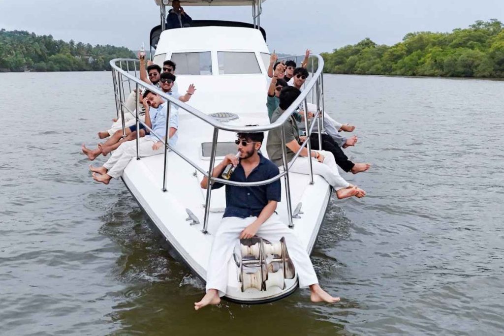 Bachelor Party on a Yacht in Goa with Fortune India Sailing